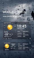 Desktop Weather Clock Widget Plakat