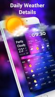 Wettervorhersage Widget Plakat