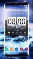 Flip Clock & Weather Widget syot layar 1