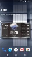 Wettervorhersage Widget Plakat