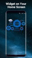 Wettervorhersage Widget Plakat
