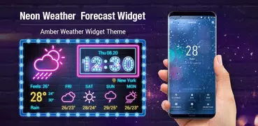 Widget de previsão do tempo