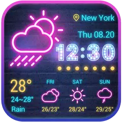 Sense Flip clock weather forecast APK download