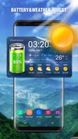 Wettervorhersage Widget Plakat