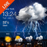 Wettervorhersage Widget Zeichen