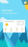 Lollipop Card UI Style Widget Plakat