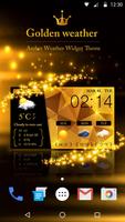 Wettervorhersage Widget Plakat