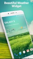 Wettervorhersage Widget Plakat