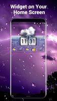 Widget de previsão do tempo Cartaz