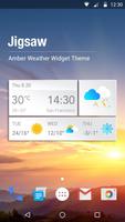 Wettervorhersage Widget Plakat