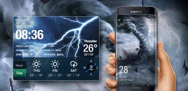 free live weather on screen