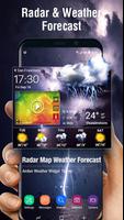 Wettervorhersage Widget Plakat