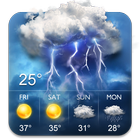 Widget de pronóstico del tiempo icono