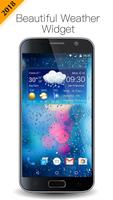Wettervorhersage Widget Plakat