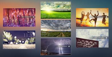 Optimus Style Weather Widget ảnh chụp màn hình 1