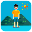 Pixel style weather widget
