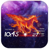 Wettervorhersage Widget Zeichen