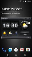 Wettervorhersage Widget Plakat