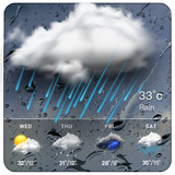 Real-time weather forecasts icon