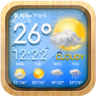 Widget de pronóstico del tiempo icono