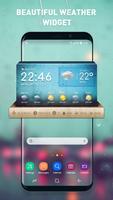 Wettervorhersage Widget Plakat