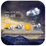 Wettervorhersage Widget Zeichen