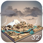 3D Real-time Weather on Mount. иконка