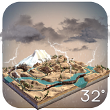 3D Real-time Weather on Mount. иконка