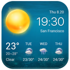 Wettervorhersage Widget Zeichen