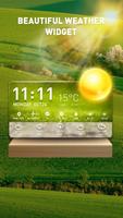 Wettervorhersage Widget Plakat