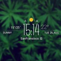 Floating  clock weather today ảnh chụp màn hình 1