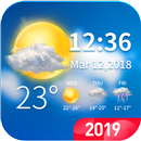 Live weather & clock widget APK