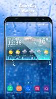 Live weather & clock widget Plakat