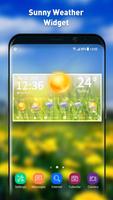 Live weather & clock widget Screenshot 1