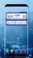 Wettervorhersage Widget Plakat