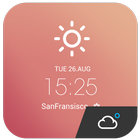 Note Memo style weather widget иконка
