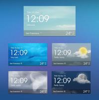 Z Style Weather Widget ảnh chụp màn hình 1