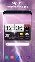 Weltwetter-Widget Prognose Plakat