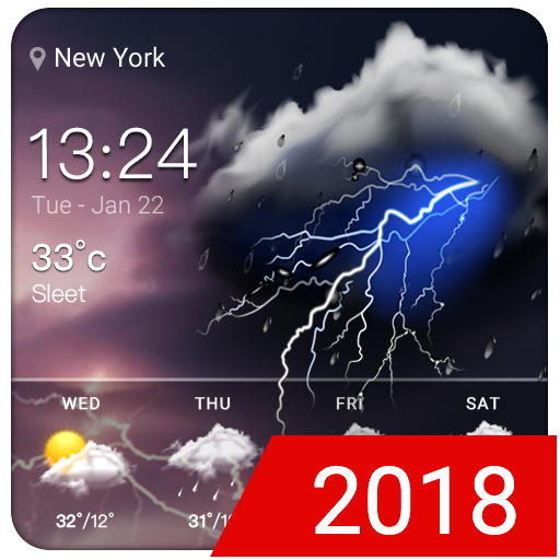 Easy weather forecast app free