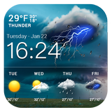 Widget de pronóstico del tiempo icono