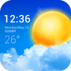 Transparent weather widget icon