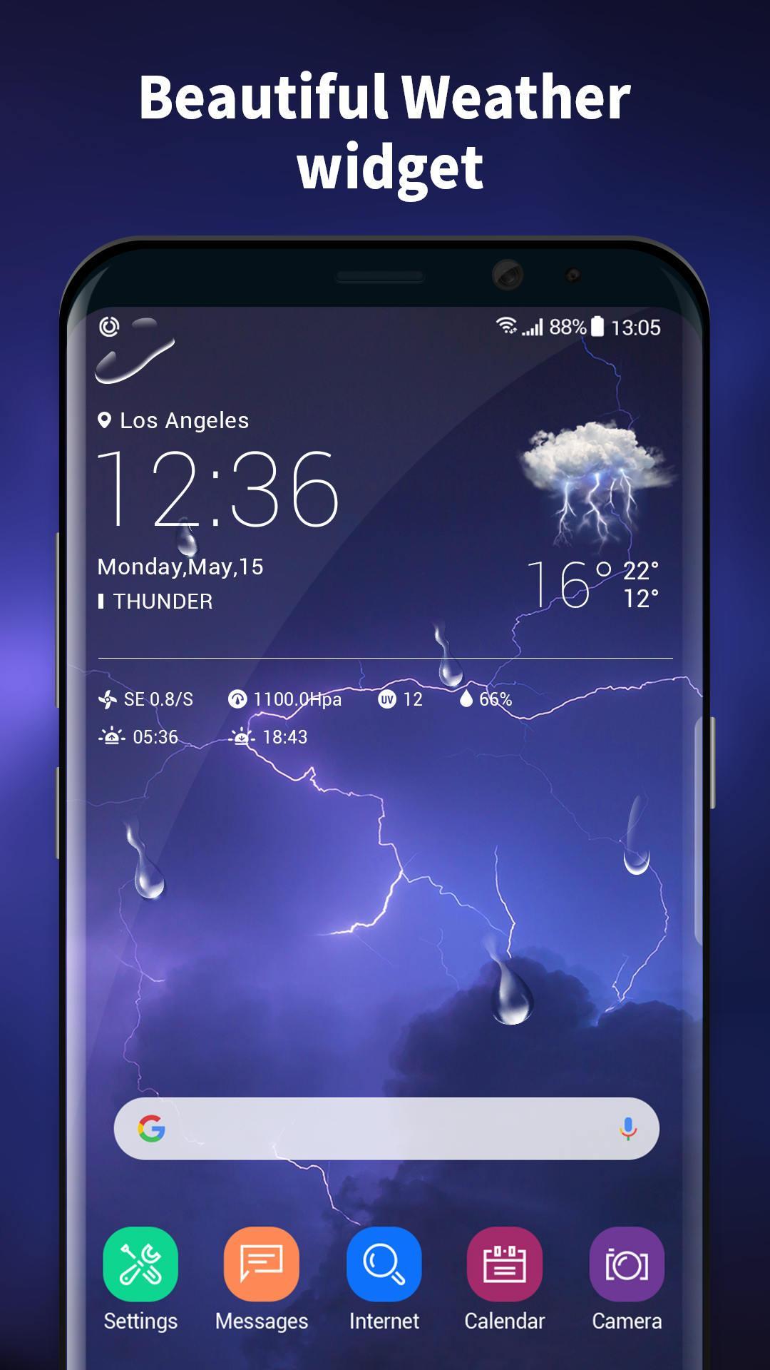 scaricare widget meteo android