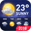 Widget de pronóstico del tiempo de 6 días