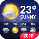 Widget de pronóstico del tiempo de 6 días APK