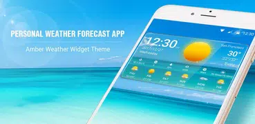 Прозрачное приложение Weather & Clock 2018