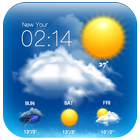 Transparent Clock&Weather Free icon