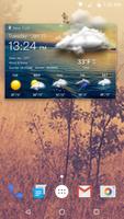 Wettervorhersage Widget Plakat