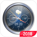 Прогноз погоды в стиле часов APK