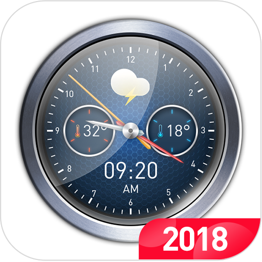 Clock style weather widget & forecast