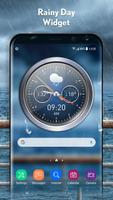 Clock style weather widget & forecast screenshot 1